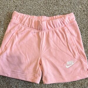 Nike Women's Soft Pink Athletic Shorts